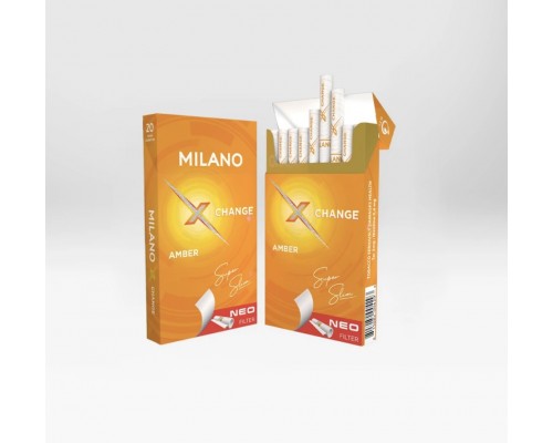 Купить Сигареты Milano Superslim Change Amber (Милано Суперслим Чендж Кнопка Манго) оптом 